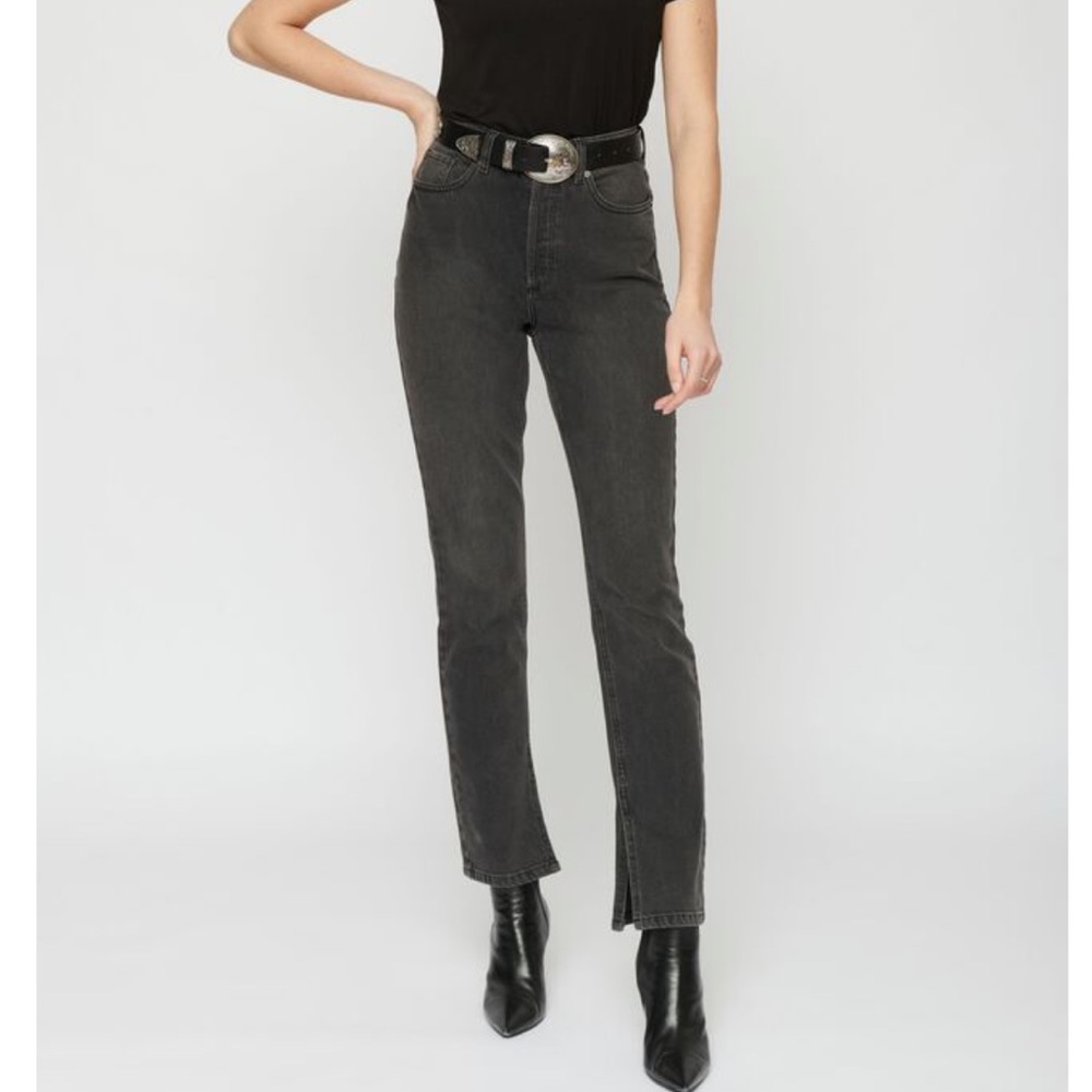 Dynamite Rosie Jeans, high rise with slits on the inside
